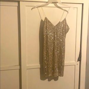 Brand new gold dress